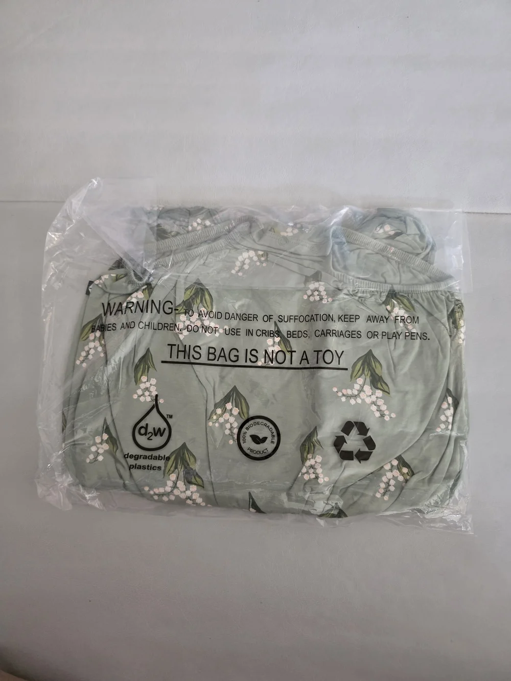 NWT Kyte Baby Bubble Romper in Thyme Lily - Size 3T
